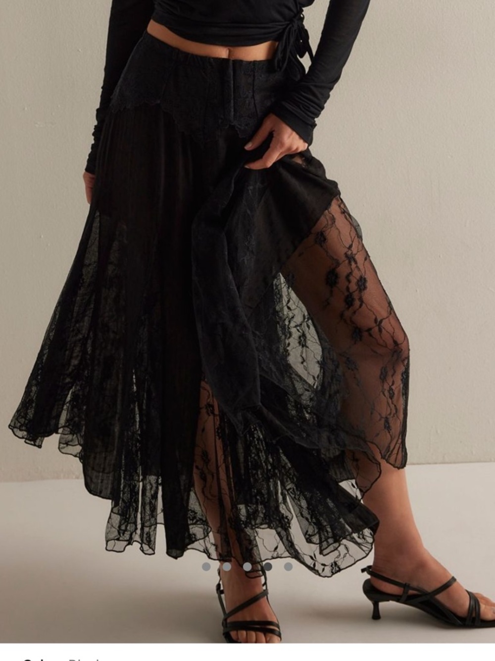 Free People Maxi Slip Skirt - Picture 8 of 8